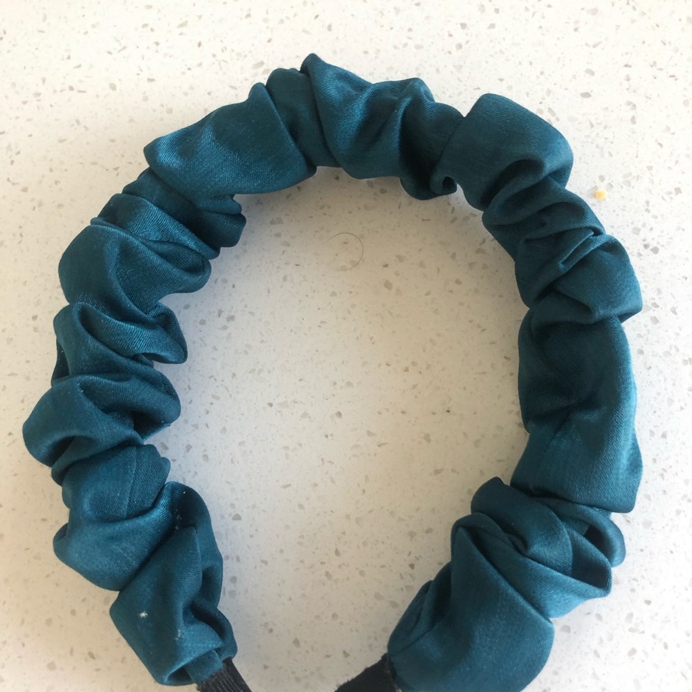 Blue statement headband